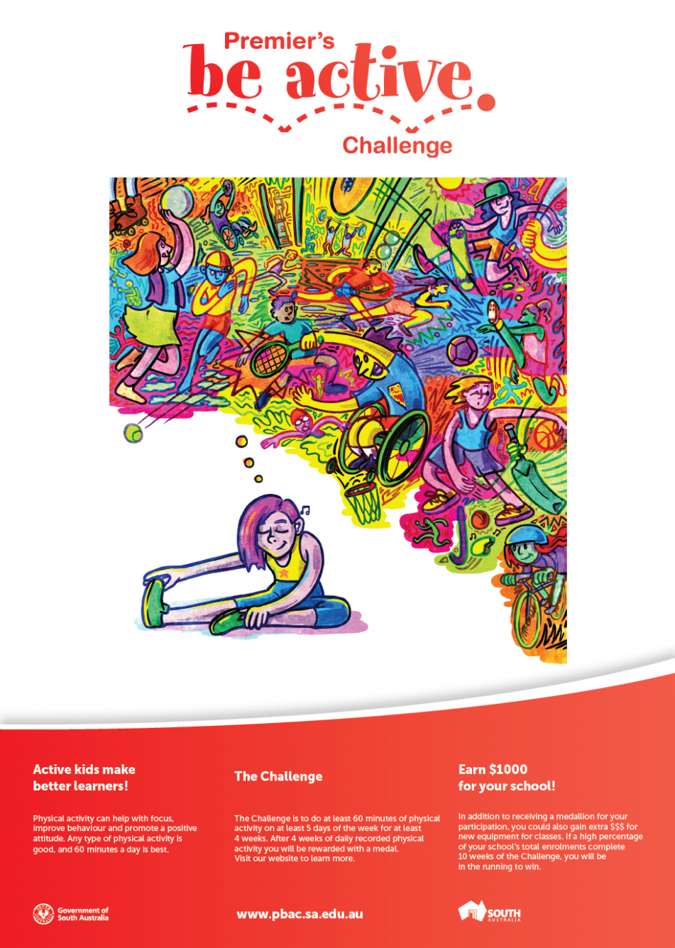 Poster History | Premiers be active Challenge SA